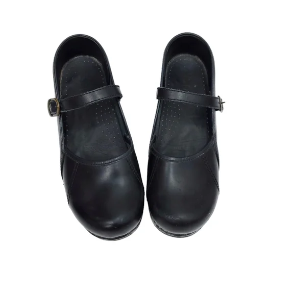 SANITA Leather Mary Jane Professional Clogs - Picture 2 of 16